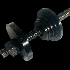 Bushing Press Kit w/ 30ton hollow cylinder, air/hydraulic foot pump, press plates, coil rods (6', 4', 2') and HD nuts (4)