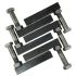 Bearing Bracket Set, 122mm Offset with (6) M20*2.5*100 bolts and (6) M20 Nuts