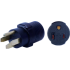Adapts 3 prong 220V plug to 4 prong 220V receptacle